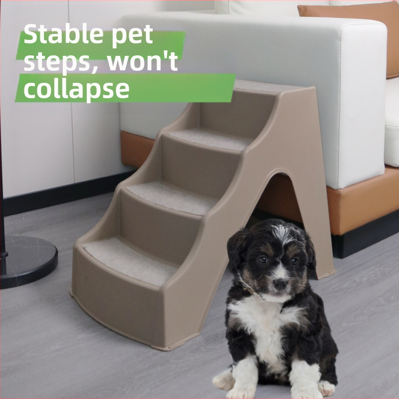 Prekogranične stepenice za kućne ljubimce, ljestve za penjanje za pse, plastične stepenice za krevet, neklizajuće ljestve za pse, mačke, pse, automobile, sklopive ljestve za penjanje