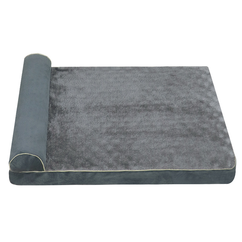 Новата гъбена постелка за котки на Amazon, постелка за кучета, къщичка за котки, къщичка за кучета за големи, средни и малки кучета с единичен подлакътник, диван за домашни любимци, гнездо