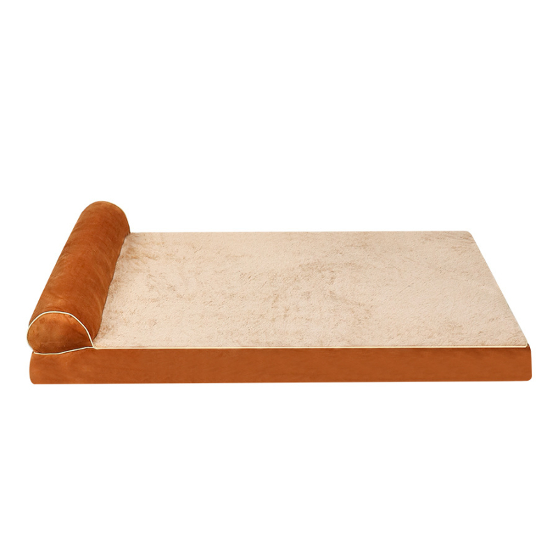 Новата гъбена постелка за котки на Amazon, постелка за кучета, къщичка за котки, къщичка за кучета за големи, средни и малки кучета с единичен подлакътник, диван за домашни любимци, гнездо