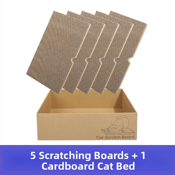 Prekogranična vruća crtana ploča za grebanje od valovitog papira za mačke, ploča za grebanje, odijelo za praktičnu rupu, igračka za mačke za zaštitu okoliša