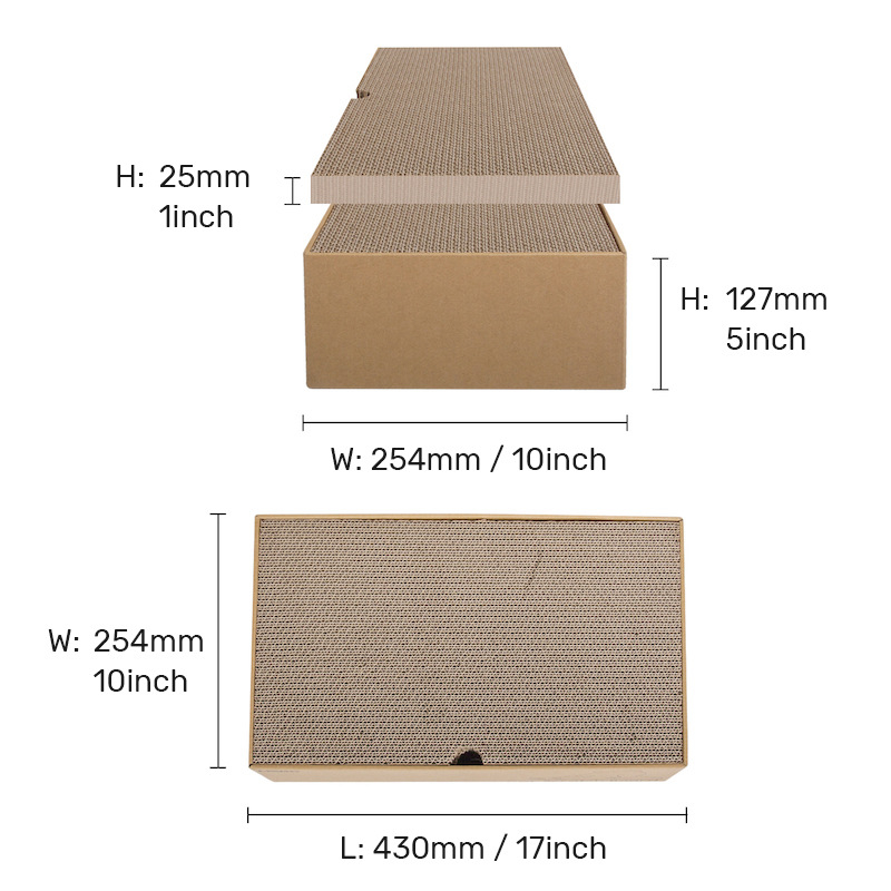 Prekogranična vruća crtana ploča za grebanje od valovitog papira za mačke, ploča za grebanje, odijelo za praktičnu rupu, igračka za mačke za zaštitu okoliša