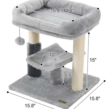 Βάση αναρρίχησης για γάτες Φωλιά γάτας Δέντρο για γάτες Ενσωματωμένο παιχνίδι γάτας Βίλα γάτας Κάψουλα χώρου Στήλη σιζάλ Παιχνίδι γάτας Είδη κατοικίδιων