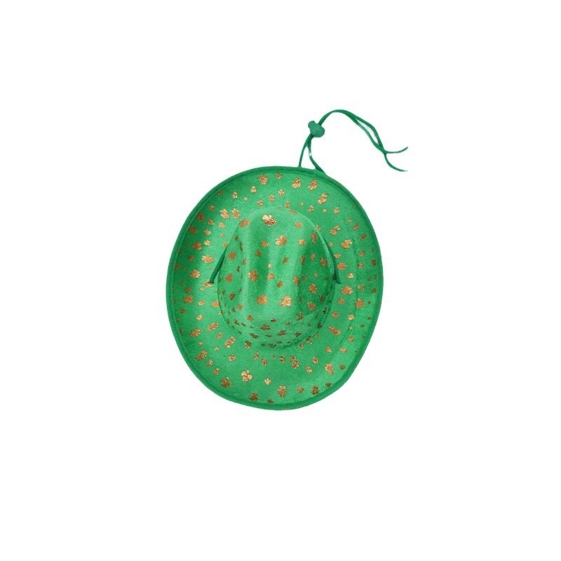 Xinye tarpvalstybinis Airijos festivalis naminių gyvūnėlių aprangos drabužiai katės ir šuns dobilo skrybėlė naminių gyvūnėlių tutu sijonas kaubojiška skrybėlė