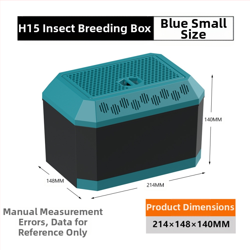 Хлебна буболечка Dubya Lizard копринена буба Pupa Palace Flip дишащ воден басейн чекмедже за катерене светлоустойчива кутия за хранене на насекоми
