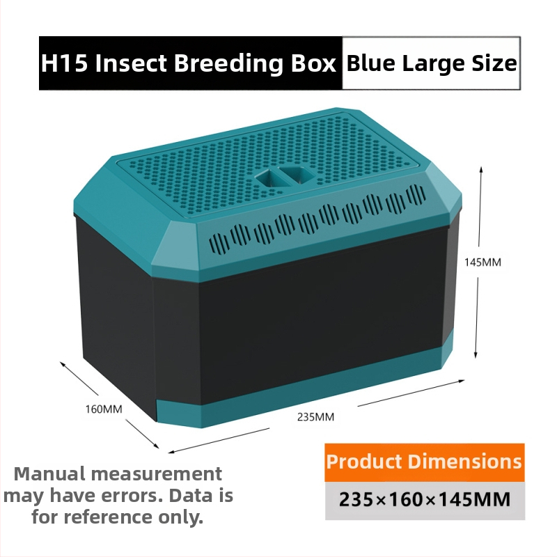 Хлебна буболечка Dubya Lizard копринена буба Pupa Palace Flip дишащ воден басейн чекмедже за катерене светлоустойчива кутия за хранене на насекоми
