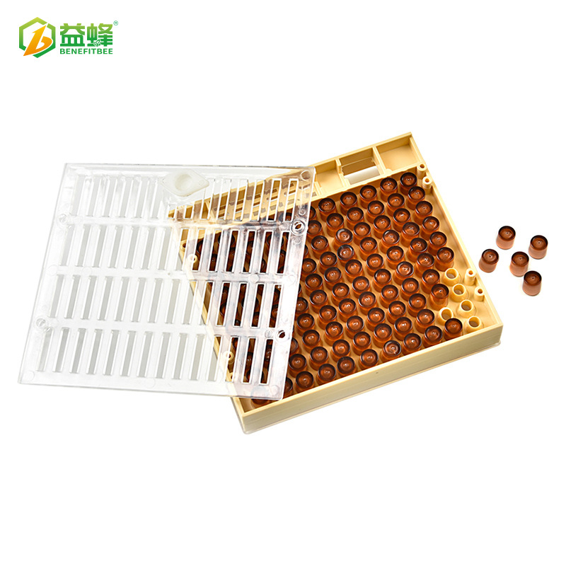 Profesionalūs didmeninės bitininkystės įrankiai „Bee King“ dėžutė be vabzdžių motinėlių veisimosi dėžutė „King“ apsauginis dangtis