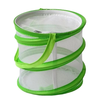 Κλουβί οικιακής συλλογής πεταλούδων με φερμουάρ από εργοστάσιο άμεσης προμήθειας από πλέγμα, κάλυμμα πεταλούδας από κουβά με φερμουάρ για καλοκαιρινές κατασκηνώσεις