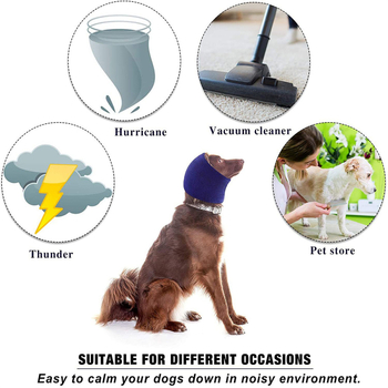 Naminių gyvūnėlių sustorintos ausinės, šiltos, šalčiui atsparios, neužšąlančios, naminių gyvūnėlių ausų galvos apdangalas, aukštakulniai, apsaugantys nuo triukšmo lauke, kelionės gyvūnams