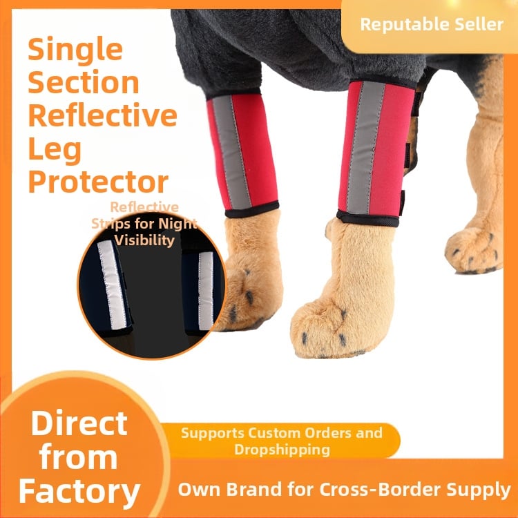 Protecții pentru picioare de câine, protectori pentru genunchi, protectori dubli pentru picioarele din față, provizii pentru animale de companie, îngrijire postoperatorie pentru reabilitarea câinilor, mâneci rănite, CDA transfrontaliere