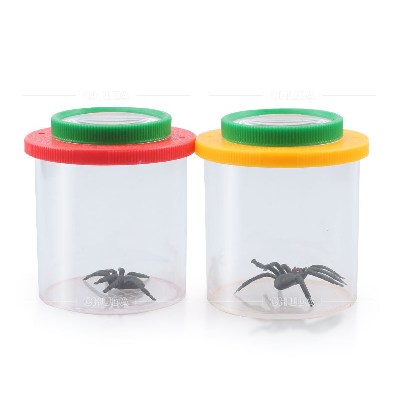 20167 Vaikų vabzdžių stebėjimas, maži gyvūnai, didinamasis stiklas, mokinių mokymas, cilindrinis vabzdžių stebėjimo įrenginys