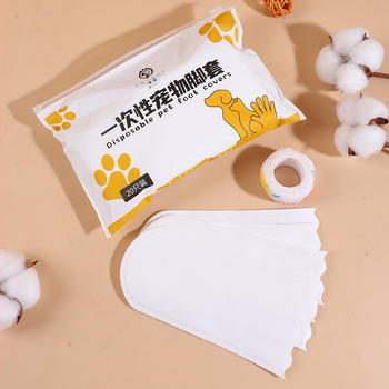 Bao Rou Κάλυμμα ποδιών μιας χρήσης για κατοικίδια για περπάτημα σκύλου, αντιολισθητικό, αδιάβροχο, χονδρικής πώλησης παπουτσιών για σκύλους