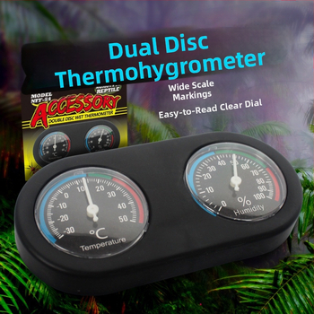 Nuomo mjerač temperature i vlažnosti s dvostrukom pločom, kutija za kornjače, kutija za hranjenje crnog guštera, kutija za penjanje kućnih ljubimaca, termometar za pauka puzavca, pribor