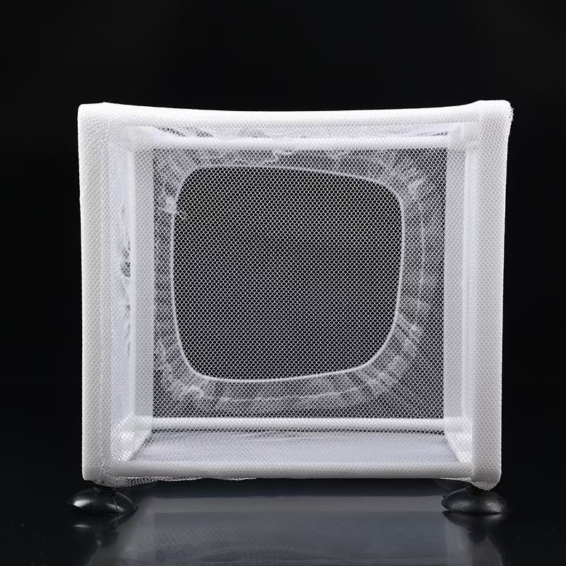 Изолационна мрежа за люпене на аквариум, изолационна мрежа за вода в аквариума, кутия за изолация на малки рибки, кутия за размножаване на аквариум със смукател