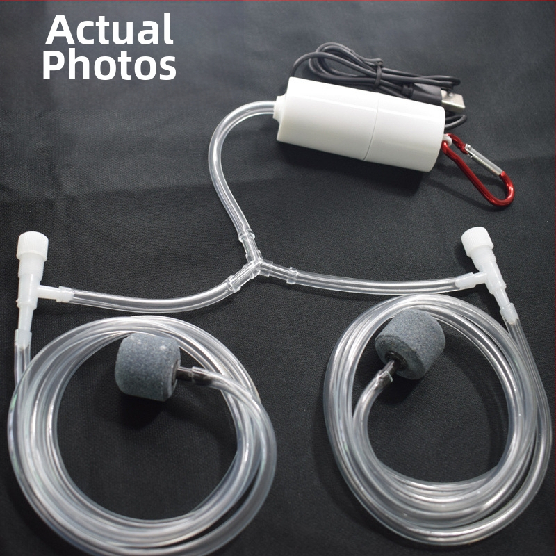 Akvariumo deguonies pompa buitiniam akvariumo deguonies pompai įkrauti, nutildyti deguonies pompą žvejybai, mažą deguonies pompą