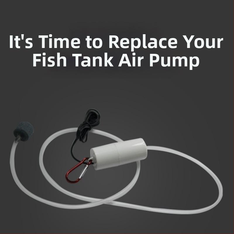 Akvariumo deguonies pompa buitiniam akvariumo deguonies pompai įkrauti, nutildyti deguonies pompą žvejybai, mažą deguonies pompą