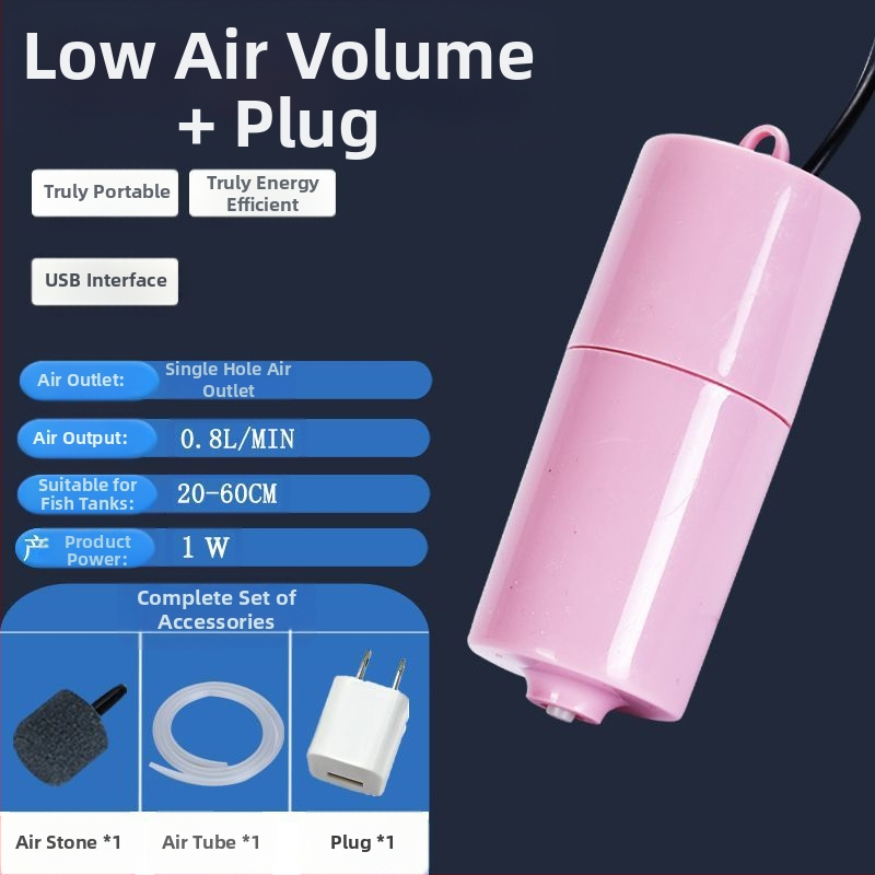 Akvariumo deguonies pompa buitiniam akvariumo deguonies pompai įkrauti, nutildyti deguonies pompą žvejybai, mažą deguonies pompą