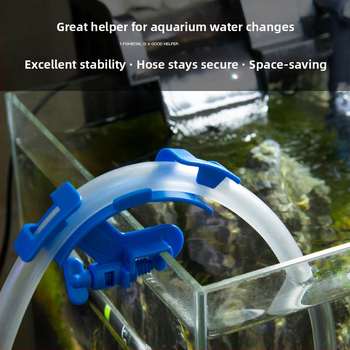Akvariumo vandens keitimas, fiksuotas stovas, akvariumo vandens vamzdžio jungtis, fiksuotas stovas, vandens vamzdis, žarnos laikiklis, vandens vamzdžio fiksuotas spaustukas