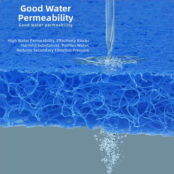 Kalatiigi filter rotangist puuvillane sinine biokeemiline vilt biokeemiline puuvillane tiigi akvaariumi kalatiigi bakterite filtrimaterjal