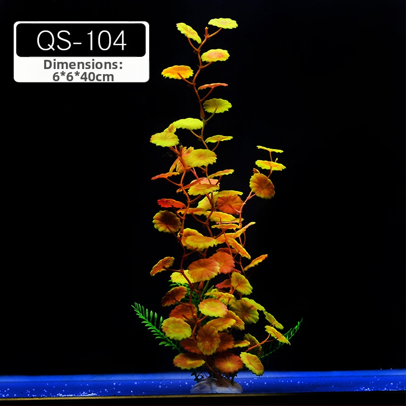 Akvaariumi dekoratiivne veemuru akvaariumi maastikukomplekt pehme veemuru plastmuru tagantvaade suur kõrge roheline muru