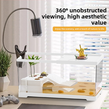 Vėžlių dėžė su džiovinimo stalu, dydis: Braziliško vėžlio „Aquiland“ buitinis plastikinis vėžlių bakelis, specialus ekologiškas bakelis vėžliams auginti.