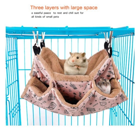 Хамак за домашни любимци с катерица и хамстер, чанта с мед, гнездо за спане на домашни любимци, висящ спален чувал за домашни любимци, Amazon