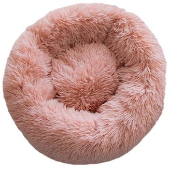 Μακρύ βελούδινο δίχτυ κόκκινο στρογγυλό κλουβί για γάτες, κλουβί για σκύλους, φθινόπωρο και χειμώνα, ζεστό χαλάκι, κρεβάτι σκύλου Teddy Corgi, είδη κατοικίδιων ζώων χονδρικής