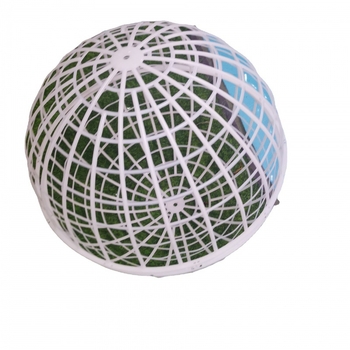 Πλαστικό σφαιρικό κλουβί κοτόπουλου στρογγυλό κλουβί κουνελιών αγροτικό φυσικό περιβάλλον περπάτημα κλουβί κοτόπουλου νέο κοπτικό ρολό προστατευτικό κλουβί