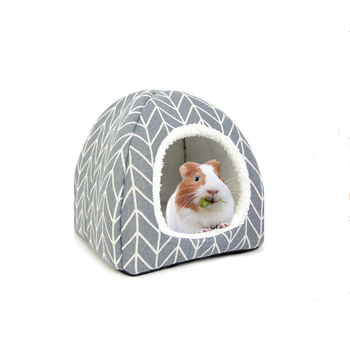 Κρησφύγετο ινδικών χοιριδίων, Εσωτερική ζεστή φωλιά ύπνου για χάμστερ, Εύκολη αποθήκευση, Εύκολο καθάρισμα, Φορητά είδη κατοικίδιων