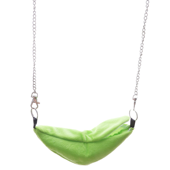 Mažas žiurkėno banano formos medvilninis lizdas, šiltas pakabinamas hamakas-pakabinamas lizdas žiemai, mėnulio formos valties formos pakabinama sūpynės lova