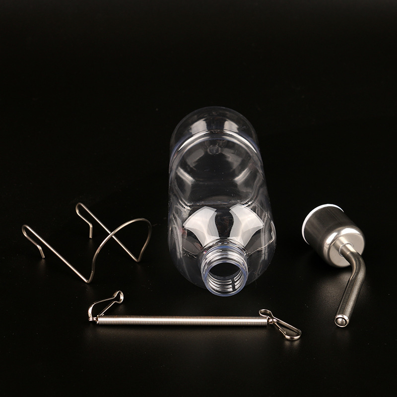 NC triušio virdulys 350ml šinšilų jūrų kiaulyčių geriamojo vandens butelis žiurkėno geriamojo vandens butelis geriamojo vandens butelis nerūdijančio plieno rutulys