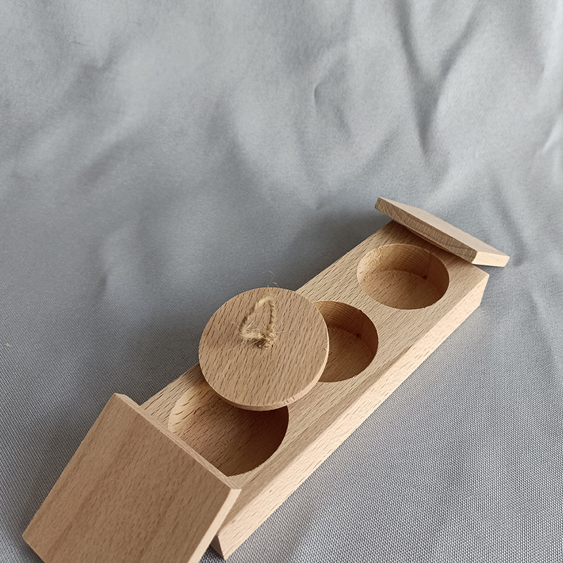 Medinis žiurkėnų tiektuvas, paslėpta užkandžių lėkštė, medžio masyvo žiurkėnų maisto žaislų tiektuvas, tarpvalstybinis specialus tiekimas