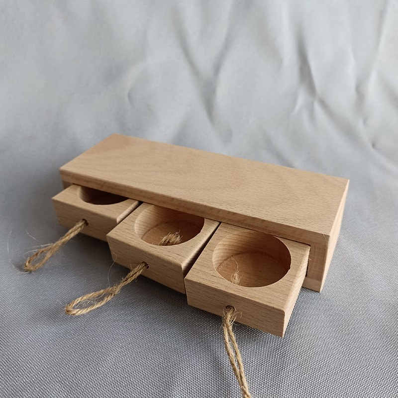 Medinis žiurkėnų tiektuvas, paslėpta užkandžių lėkštė, medžio masyvo žiurkėnų maisto žaislų tiektuvas, tarpvalstybinis specialus tiekimas