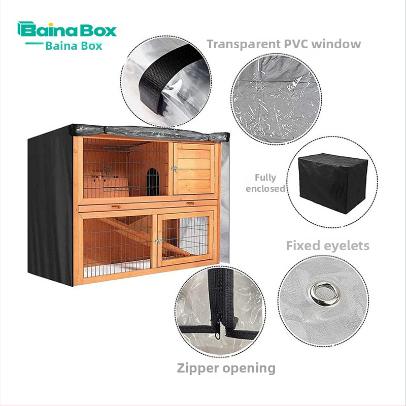 Veleprodaja navlaka za kućne ljubimce, gornji pokrov za pseće kaveze, navlaka za mačke, periferni zadebljani topli zaštitni pokrov, vodootporni za kišu, navlaka za sunčanje, prašina