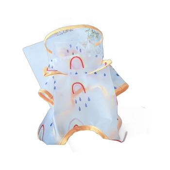 Σημειώστε διασυνοριακές εκρήξεις κατοικίδιο κουτάβι γάτα αδιάβροχο εργοστάσιο άμεσο τετράποδο ενωμένο αδιάβροχο πόντσο μια γενιά μαλλιών