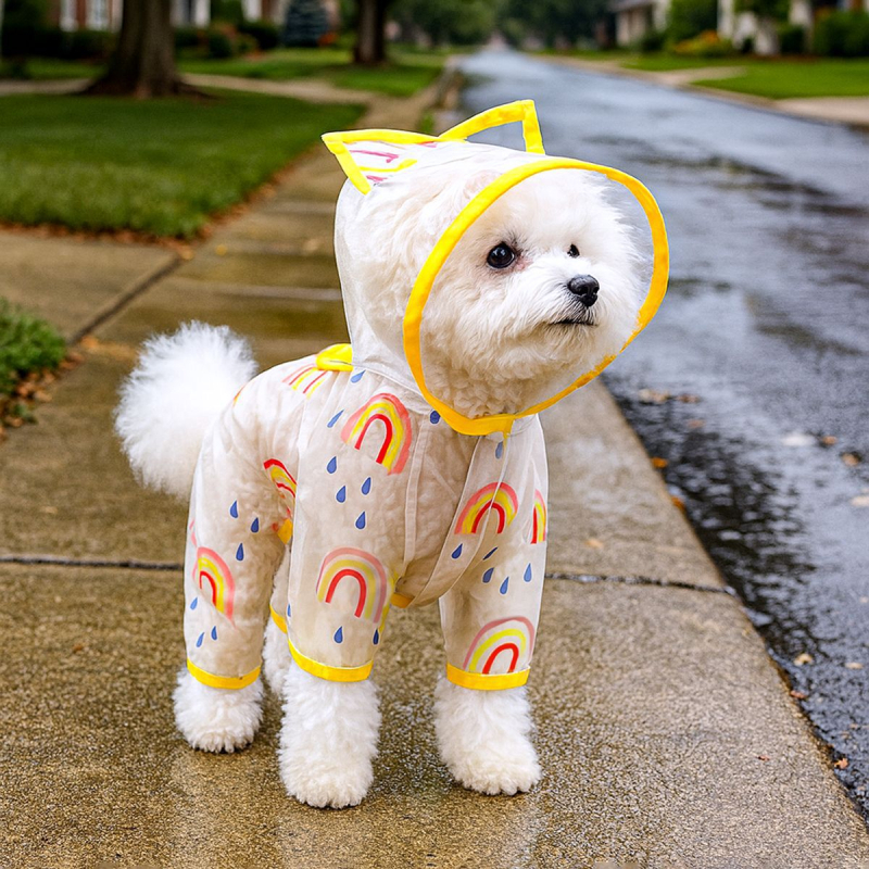 Uočavanje prekograničnih eksplozija kućnih ljubimaca štene mačka kabanica tvornica izravna četveronožna sijamska vodootporna pončo generacija kose