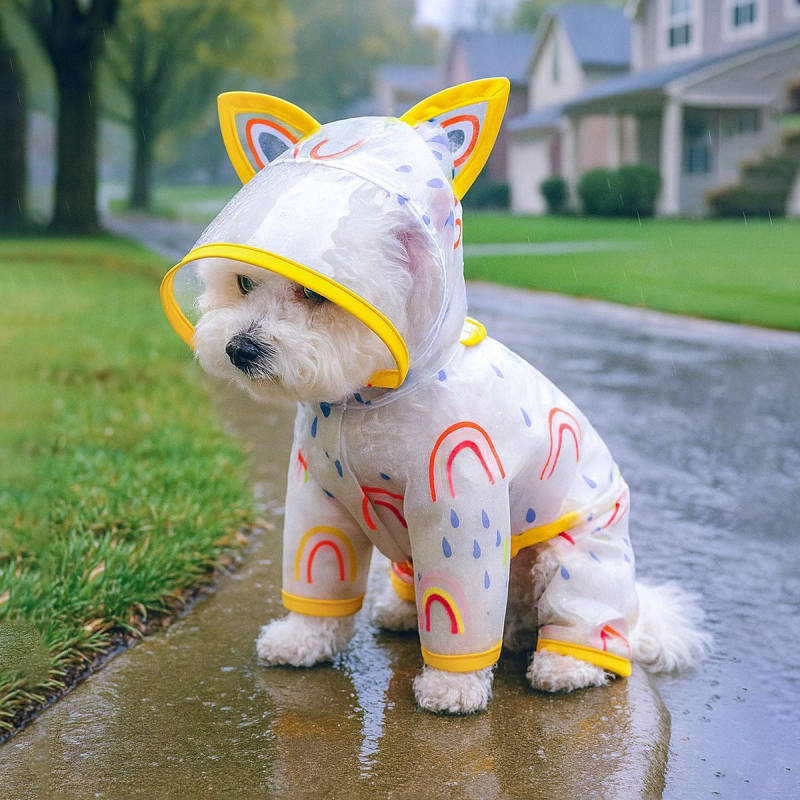 Uočavanje prekograničnih eksplozija kućnih ljubimaca štene mačka kabanica tvornica izravna četveronožna sijamska vodootporna pončo generacija kose