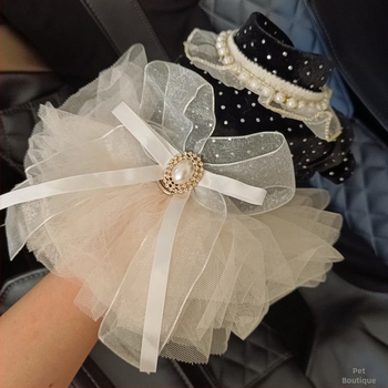 Σάλτσα ρυζιού Pumpy Polka Άνοιξη και Φθινόπωρο Ρούχα για κατοικίδια Νυφικό με αρκουδάκι Φόρεμα πριγκίπισσας για σκύλους Φόρεμα γάτας Μαλτέζ