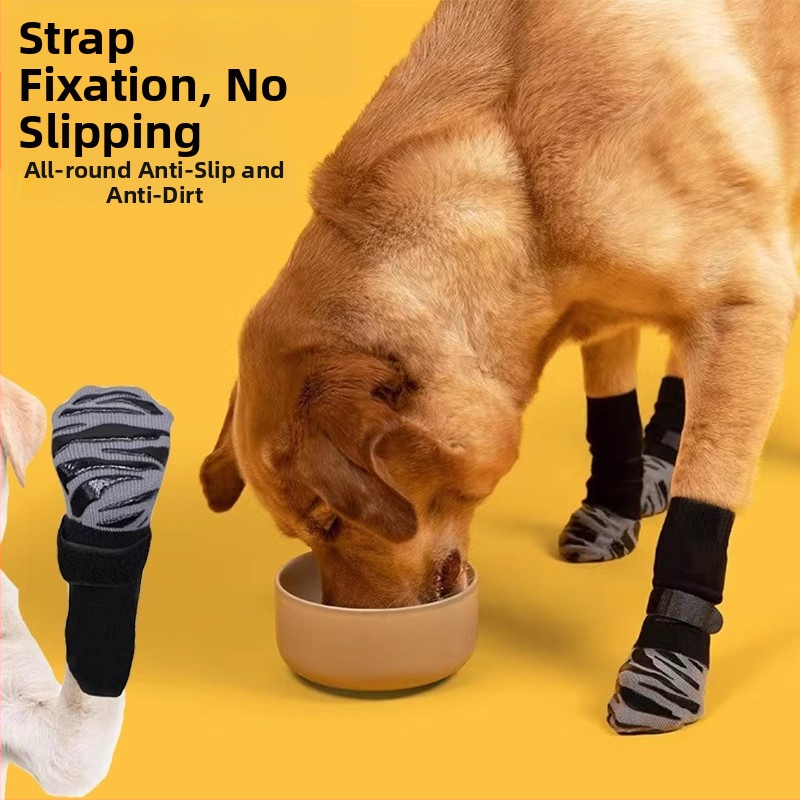 Чорапи за домашни любимци Crossborder Explosions, неплъзгащи се, водоустойчиви, за големи и малки кучешки обувки, покривало за крака, чорапи за котки и кучета