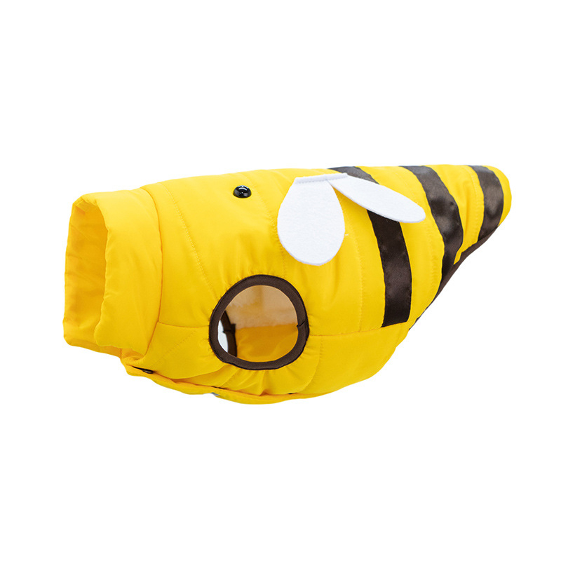 Piiriülesed koerariided, sügis- ja talvepuuvillast riided, rinna- ja seljaosaga integreeritud vestid, vestid, väikestele koertele, Corgi mesilase lemmikloomariided