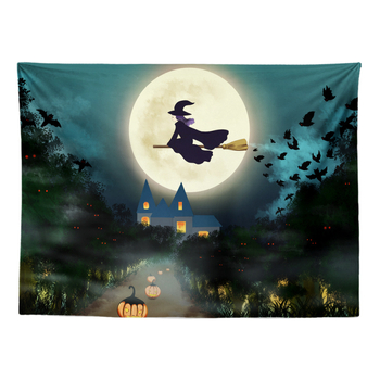 Tarpvalstybinis Helovino moliūgas „Niūrios pjaunamosios“ serijos gobeleno fonas, audinys, sienų tapyba, gobelenas, pakabinamas audinys, paveikslas, paplūdimio rankšluostis, staltiesė, iliustracija