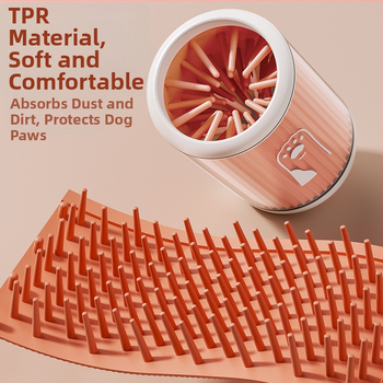 Piiriülene lemmikloomade jalgade pesutops, koera jalgade pesemise artefakt, koera ja kassi käpad, pühkimist mittevajav puhastusvahend