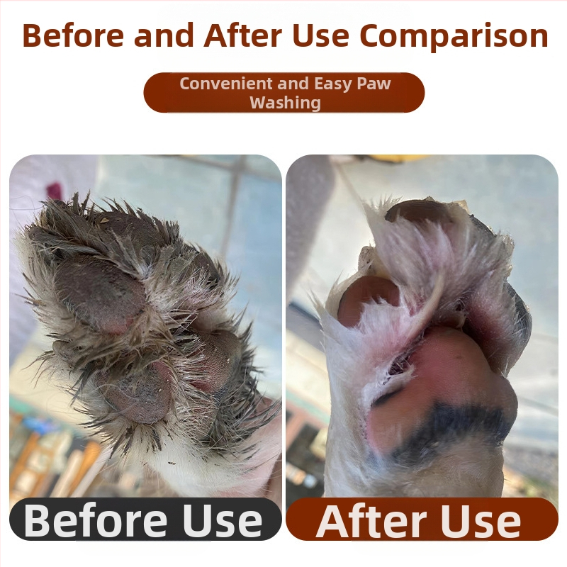 Чаша за миене на краката на домашни любимци от трансграничен пазар, артефакт за миене на краката на кучета, лапи за кучета и котки, почистващ препарат без избърсване