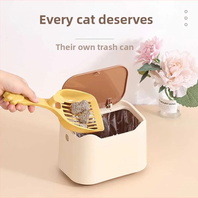 Pisică gunoi colectare toaletă pisică așternut ghiveci special pisică așternut mate pisică bălegar găleată închisă animale de companie toaletă consumabile