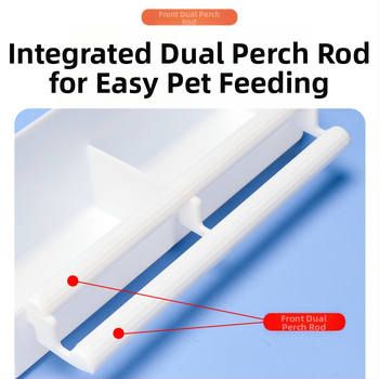 Βάση παπαγάλου Xuan Feng με δέρμα τίγρης, παιωνία, μπολ φαγητού, αυλάκι φαγητού, Wen Bird, νεφρίτης, πλαστικό εσωτερικό κρεμαστό κουτί φαγητού, ταΐστρα πουλιών, είδη πουλιών