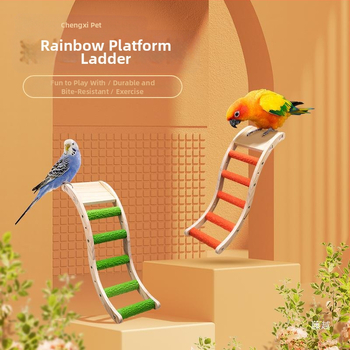 Παιχνίδι παπαγάλου πουλιών με παγωμένη μακριά σκάλα, δάχτυλο διαβόλου, δέρμα τίγρης, μαύρος φοίνικας, στύλος ζωντανών πουλιών, όρθιο μπαστούνι, αξεσουάρ κλουβιών πουλιών