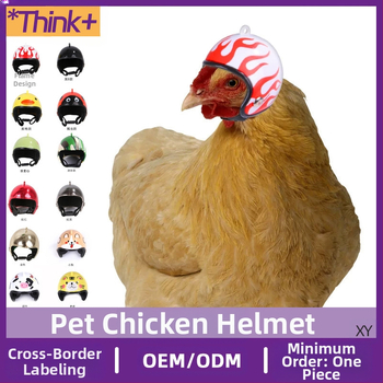 Каска за домашен любимец пиле Пощенски гълъб Каска за домашен любимец пиле гълъб Папагал Забавна защитна качулка Птица Предпазна каска