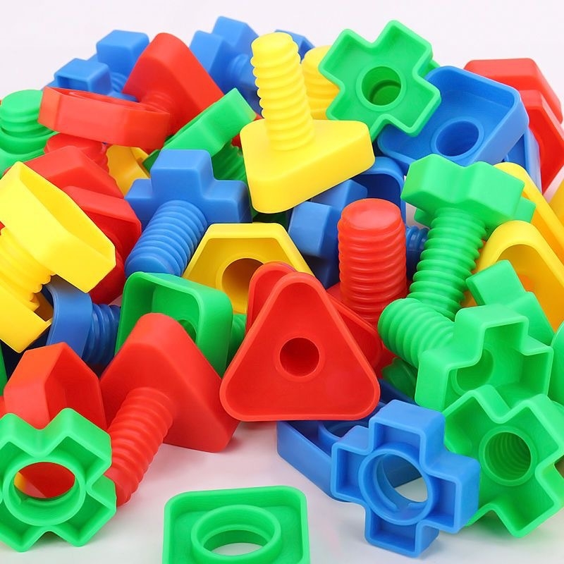 Plastikiniai geometriniai slenksčio konstrukciniai blokeliai, surinkti konstrukciniai blokeliai, žaislai 3-6 metų, 4-5 metų vaikams, berniukams, kūrybingi, surinkti kvadratiniai