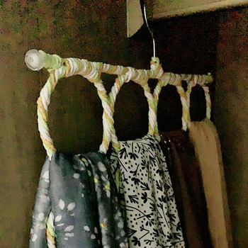 28 apskritimo formos šalikų lentynėlė, marlės formos, daugiafunkcinė, spalvota, apvali, laipiojimo lentynėlė, darželinukų dekoracija