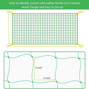 Tarpvalstybinis sodininkystės augalų laipiojimo tinklas, vaisių ir daržovių augalų atraminis tinklas, šiltnamio gėlių vynmedžių nailono tinklas