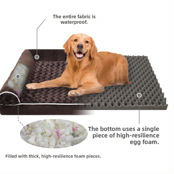 Νέο ζεστό κρεβάτι κατοικίδιων Amazon για φθινόπωρο και χειμώνα, ζεστό μαξιλάρι, αφαιρούμενο και πλενόμενο, αδιάβροχο ύφασμα, φωλιά γάτας, είδη κατοικίδιων ζώων